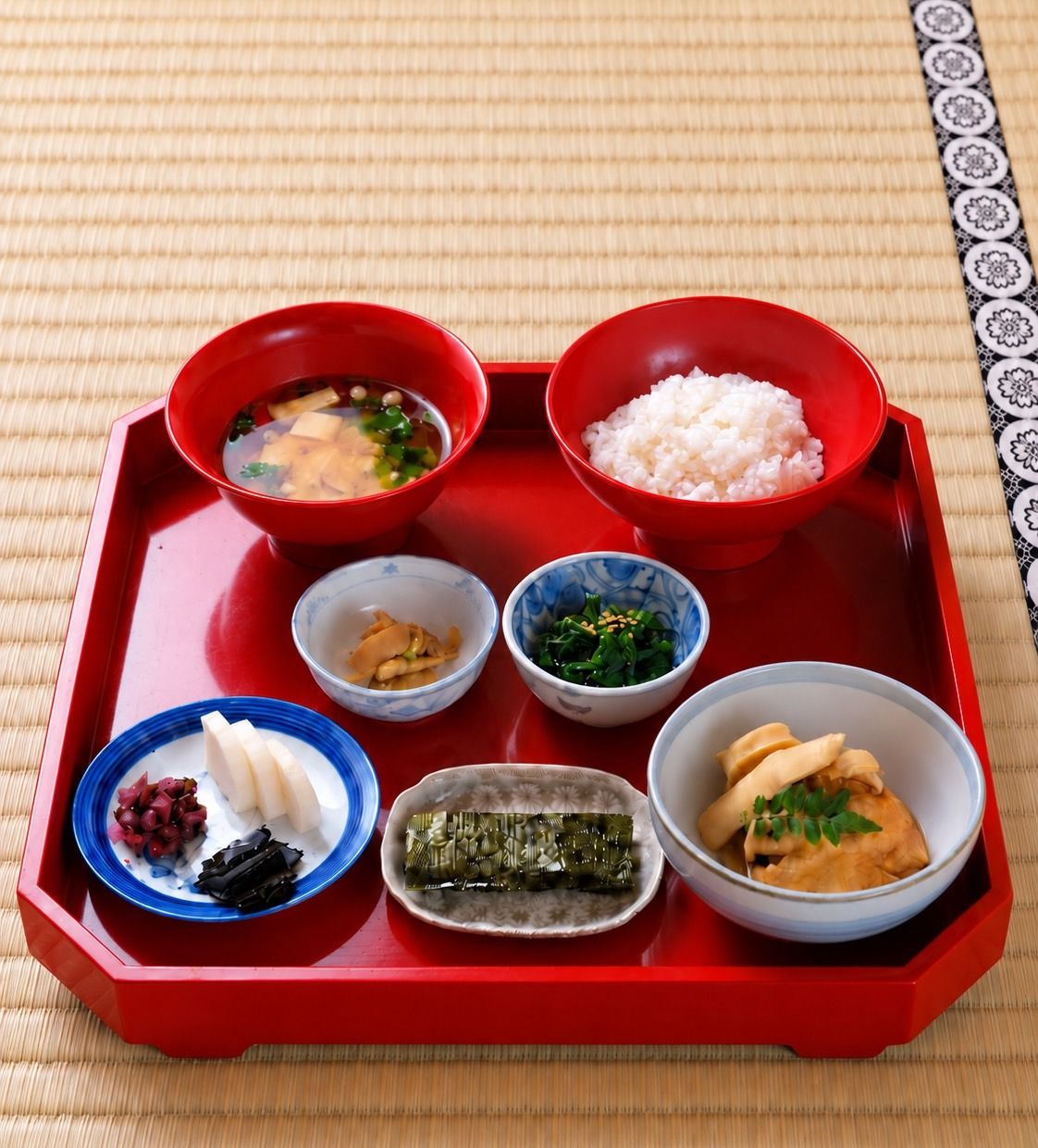 朝食の精進料理